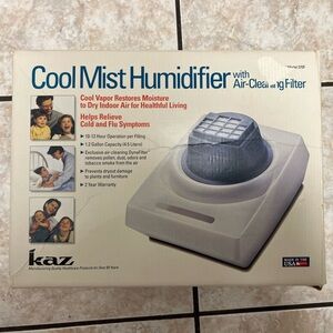 Vintage 1994 Kaz Cool Mist DynaMist 370F Humidifier w/Air Cleaning Filter